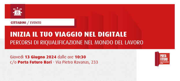 Foto Inizia il tuo viaggio nel digitale, presentazione dei percorsi di riqualificazione nel mondo del lavoro