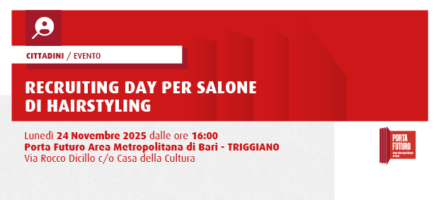 RECRUITING DAY PER SALONE DI HAIRSTYLING
