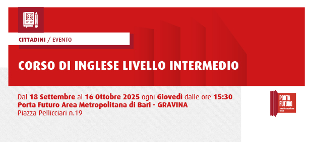 Corso di inglese – livello intermedio