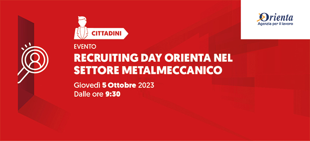 Foto Recruiting day Orienta nel settore metalmeccanico