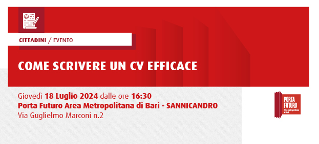 Foto COME SCRIVERE UN CV EFFICACE