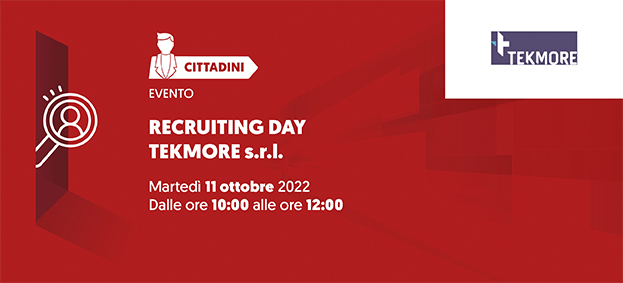 Foto Recruiting day “TEKMORE s.r.l.”