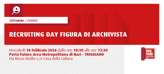 RECRUITING DAY – FIGURA DI ARCHIVISTA