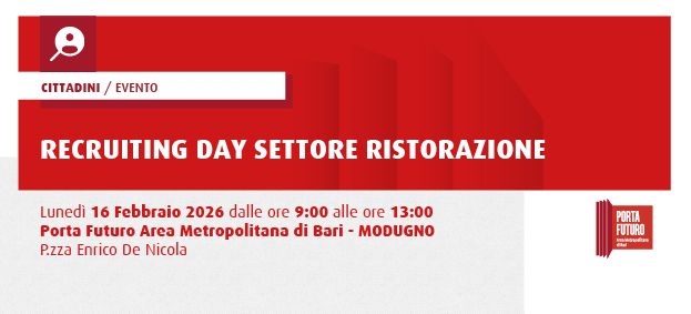 RECRUITING DAY – SETTORE RISTORAZIONE