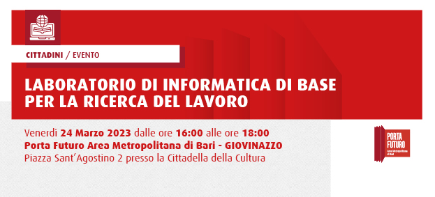 Laboratorio di informatica di base per la ricerca del lavoro