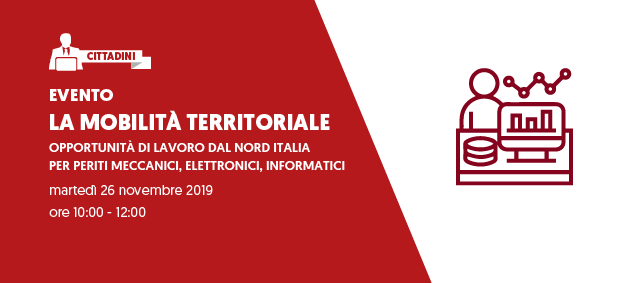 Foto La mobilità territoriale – opportunità di lavoro dal Nord Italia per periti meccanici, elettronici, informatici.