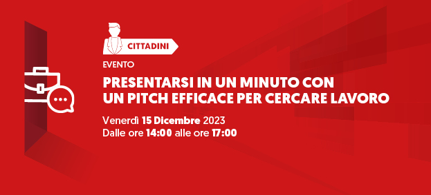 Foto PRESENTARSI IN UN MINUTO CON UN PITCH EFFICACE PER CERCARE LAVORO