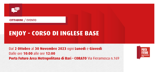 “ENJOY” - CORSO DI INGLESE BASE