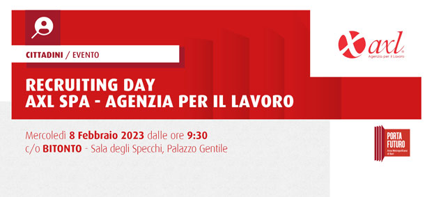 Foto Recruiting Day “AxL spa - Agenzia per il lavoro”