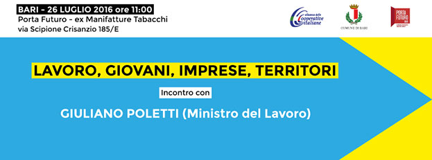 Foto Lavoro, Giovani, Imprese, Territori - Incontro con Giuliano Poletti