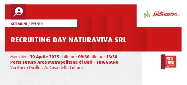 Foto RECRUITING DAY NATURAVIVA srl