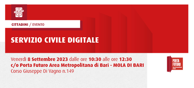 Foto SERVIZIO CIVILE DIGITALE