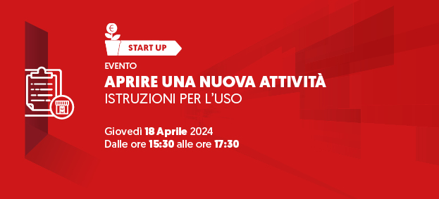 APRIRE UNA NUOVA ATTIVITA' - ISTRUZIONI PER L'USO