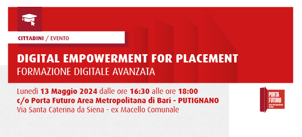 DIGITAL EMPOWERMENT FOR PLACEMENT - FORMAZIONE DIGITALE AVANZATA