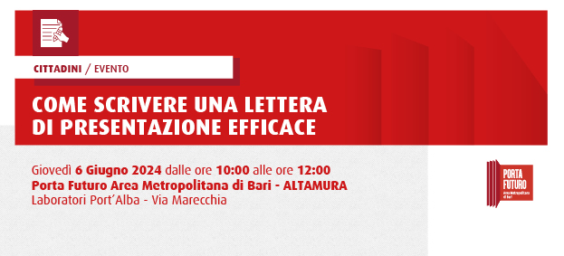 COME SCRIVERE UNA LETTERA DI PRESENTAZIONE EFFICACE