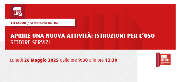 Aprire una nuova attività – Istruzioni per l’uso: settore servizi