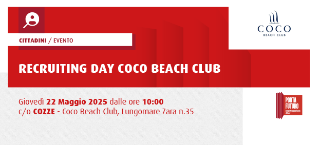 Recruiting day COCO BEACH CLUB