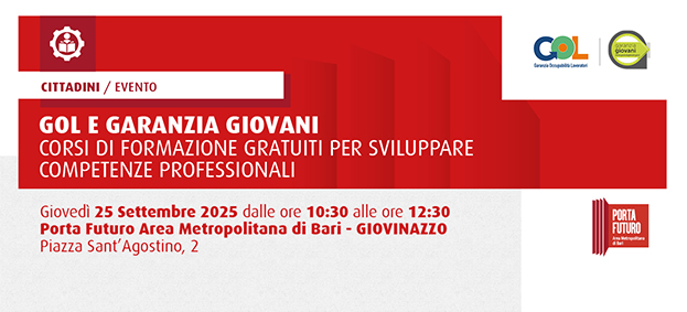 GOL e Garanzia Giovani: corsi di formazione gratuiti per sviluppare competenze professionali