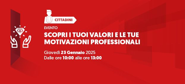 Foto SCOPRI I TUOI VALORI E LE TUE MOTIVAZIONI PROFESSIONALI