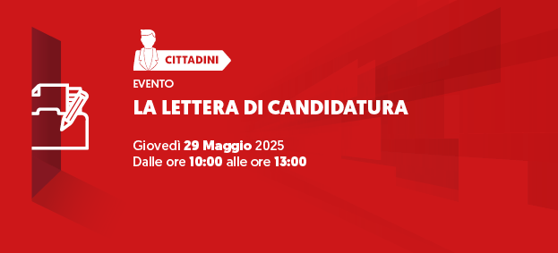 LA LETTERA DI ACCOMPAGNAMENTO AL CV
