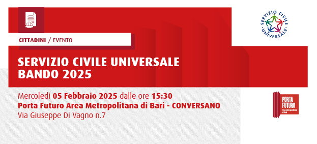 Foto SERVIZIO CIVILE UNIVERSALE 2025